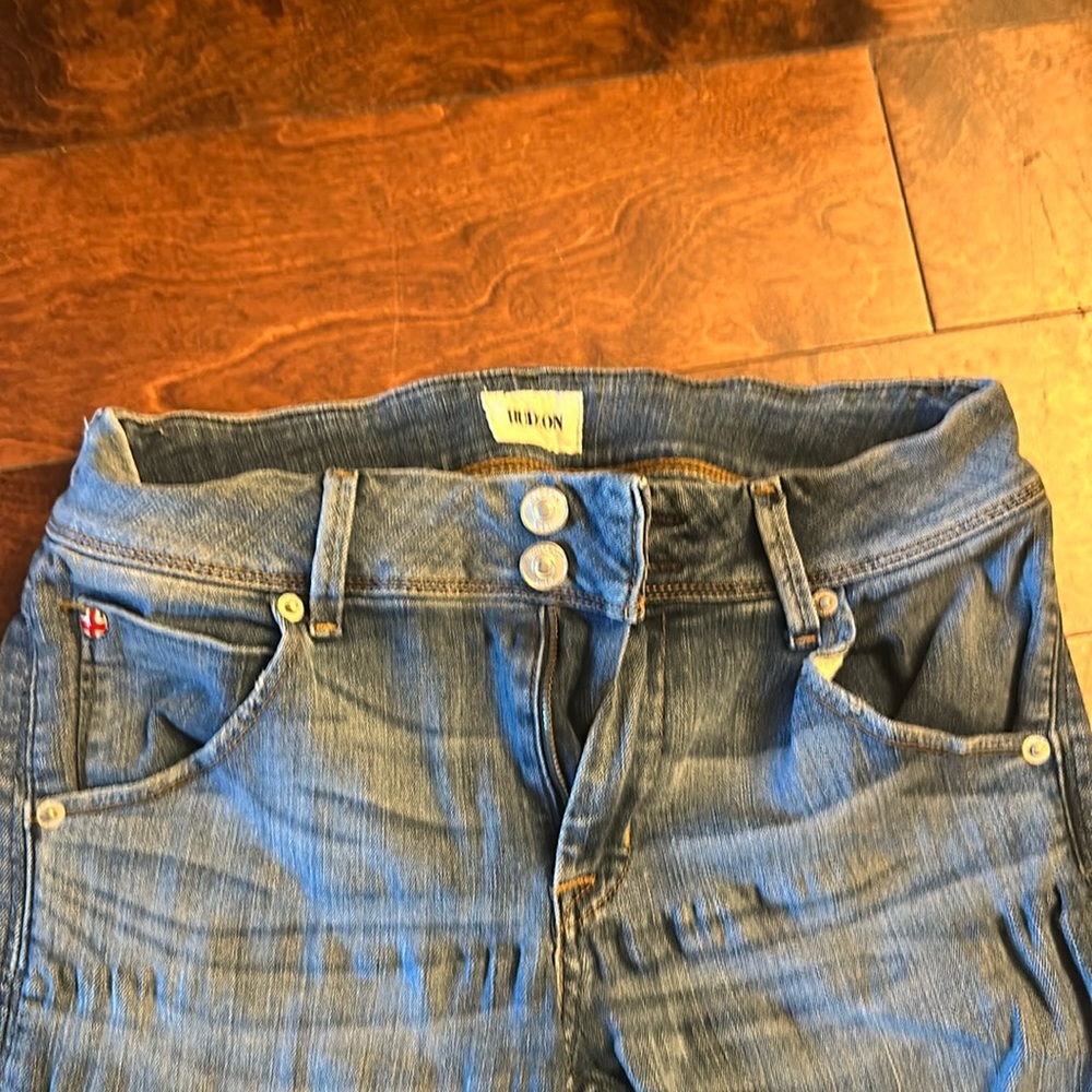 Hudson jeans cropped (and cut)